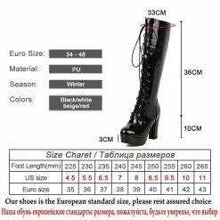 Kinky Cloth Plus Size Glossy High Heel Boots 17 Kinky Cloth Plus Size Glossy High Heel Boots