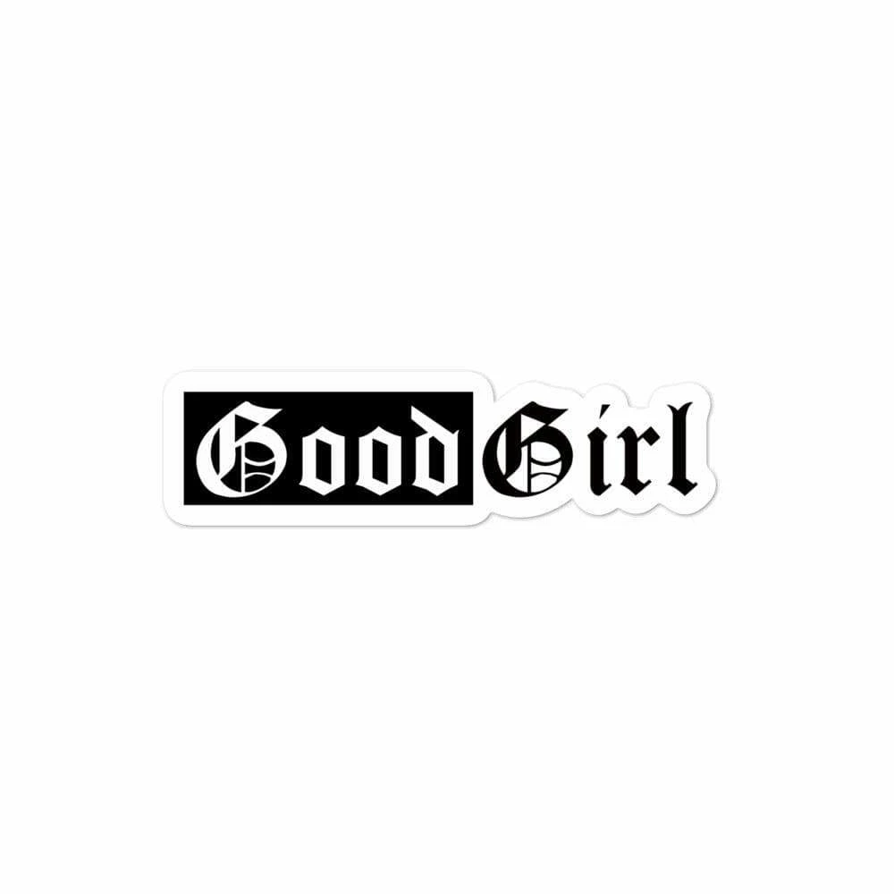 Kinky Cloth Good Girl Goth Sticker 2 Kinky Cloth Good Girl Goth Sticker