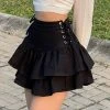 Kinky Cloth Goth Bandage Mini Skirt
