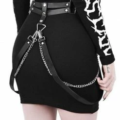 Kinky Cloth Goth Double Layer Belt