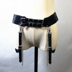 Kinky Cloth Goth Double Layer Belt