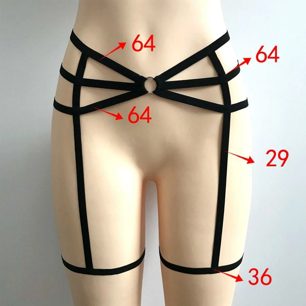 Kinky Cloth Goth Leg Garters 4 Kinky Cloth Goth Leg Garters