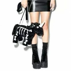 Kinky Cloth Goth Unicorn Purse