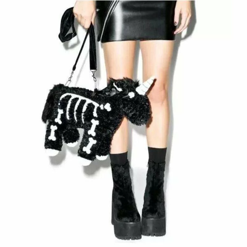 Kinky Cloth Goth Unicorn Purse 2 Kinky Cloth Goth Unicorn Purse
