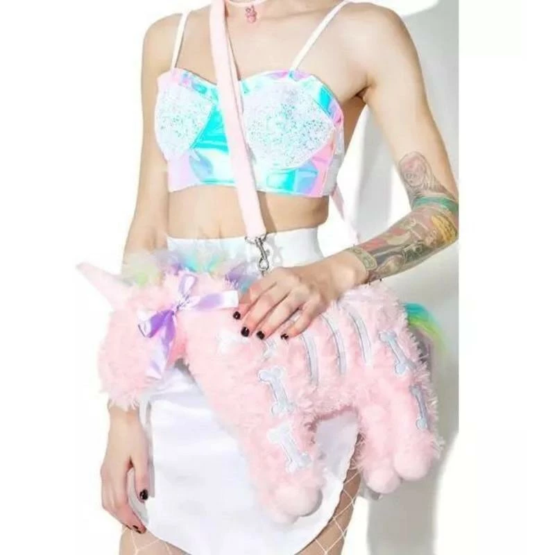 Kinky Cloth Goth Unicorn Purse 6 Kinky Cloth Goth Unicorn Purse