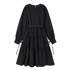 Kinky Cloth Gothic Style Loose Long Dress