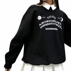 Kinky Cloth Gothic Ouija Long Sweater Top