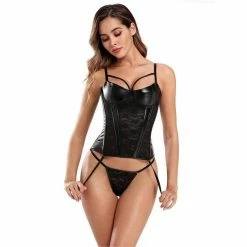 Kinky Cloth BDSM Gothic Push Up Corset