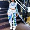 Kinky Cloth Onesies & Bodysuits Graffiti Jogger Sweat Suit Set