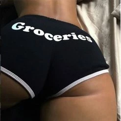 Kinky Cloth Groceries Retro Classic Athletic Shorts