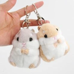 Kinky Cloth Kawaii Hamster Plush Keychain
