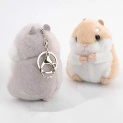 Kinky Cloth Kawaii Hamster Plush Keychain