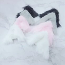 Kinky Cloth Handmade Anime Costume Hair Clip Set