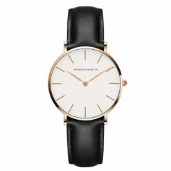 Kinky Cloth Hannah Martin White Dial Leather Watch Watches
