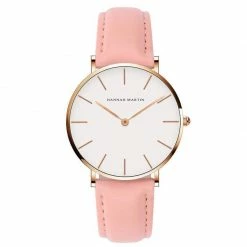 Kinky Cloth Hannah Martin White Dial Leather Watch Watches