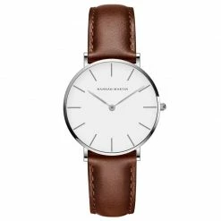 Kinky Cloth Hannah Martin White Dial Leather Watch Watches