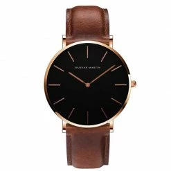 Kinky Cloth Hannah Martin Large Dial Leather Watch