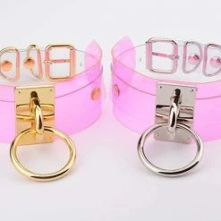 Kinky Cloth Collars & Chokers Harajuku Buckle Collar