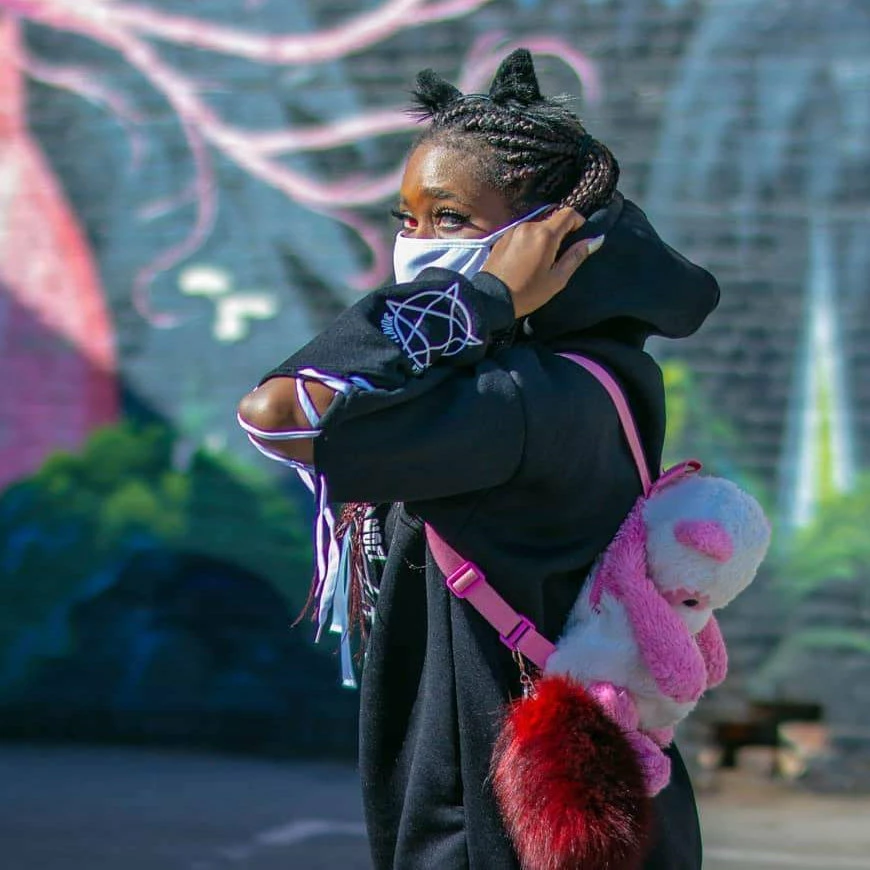 Kinky Cloth Goth Harajuku Evil Bunny Hoodie 11 Kinky Cloth Goth Harajuku Evil Bunny Hoodie