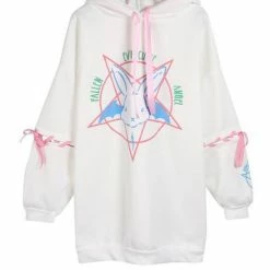 Kinky Cloth Goth Harajuku Evil Bunny Hoodie 17 Kinky Cloth Goth Harajuku Evil Bunny Hoodie
