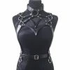 Kinky Cloth Harajuku Widow Peak Body Harness Goth