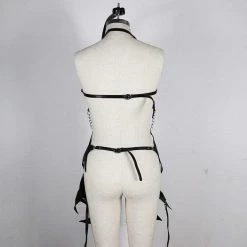 Kinky Cloth Harness Ring Dress BDSM