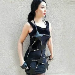 Kinky Cloth Harness Ring Dress BDSM