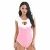 Kinky Cloth Cosplay Heart Cutout Bust Bodysuit