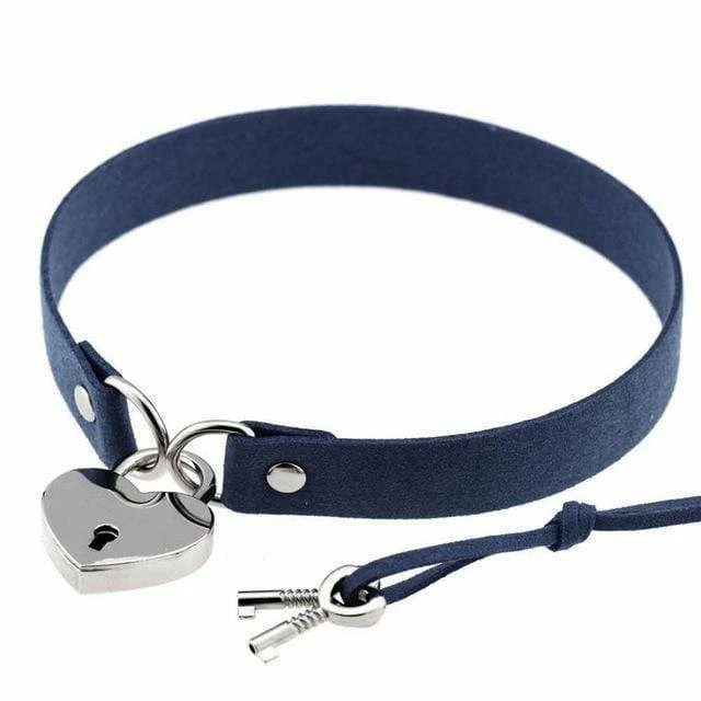 Kinky Cloth ABDL - Adult Baby Heart Lock Collar With Key 7 Kinky Cloth ABDL - Adult Baby Heart Lock Collar With Key