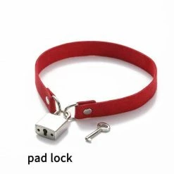 Kinky Cloth ABDL - Adult Baby Heart Lock Collar With Key 60 Kinky Cloth ABDL - Adult Baby Heart Lock Collar With Key