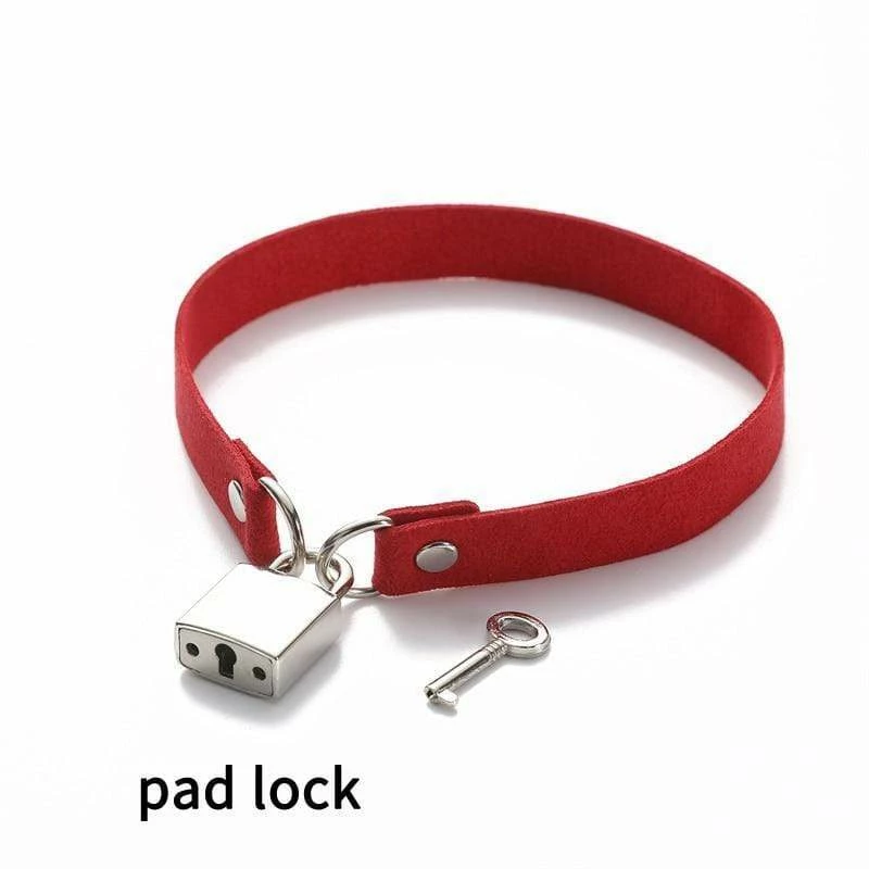 Kinky Cloth ABDL - Adult Baby Heart Lock Collar With Key 28 Kinky Cloth ABDL - Adult Baby Heart Lock Collar With Key