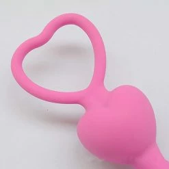 Kinky Cloth Heart Shaped Beads Plug