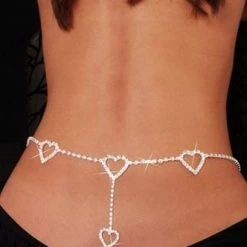 Kinky Cloth Heart To Heart Bodychain Lingerie & Panties