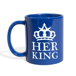 SPOD Gifts Her King Black Mug