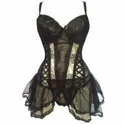 Kinky Cloth High Elastic Push Up Corset ABDL - Adult Baby