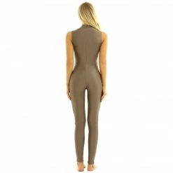 Kinky Cloth High Neck Sleeveless Bodysuit Onesies & Bodysuits