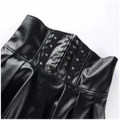 Kinky Cloth BDSM High Waist Lace Up Skirt