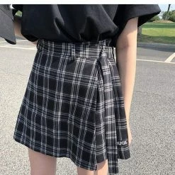 Kinky Cloth Cosplay High Waist Plaid College Mini Skirts 25 Kinky Cloth Cosplay High Waist Plaid College Mini Skirts