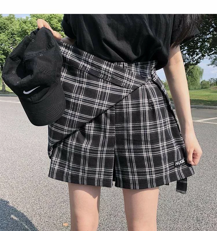 Kinky Cloth Cosplay High Waist Plaid College Mini Skirts 7 Kinky Cloth Cosplay High Waist Plaid College Mini Skirts