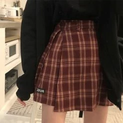 Kinky Cloth Cosplay High Waist Plaid College Mini Skirts 27 Kinky Cloth Cosplay High Waist Plaid College Mini Skirts