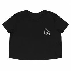 Kinky Cloth Top & Tees His Embroidered Crop Top