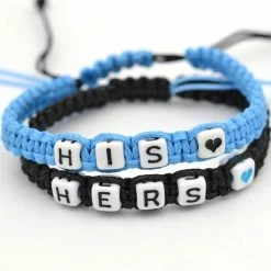 Kinky Cloth His & Hers Bracelet Set