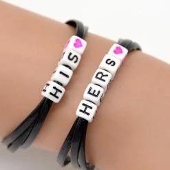 Kinky Cloth His & Hers Bracelet Set