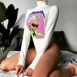 Kinky Cloth Holddloh White Bodysuit