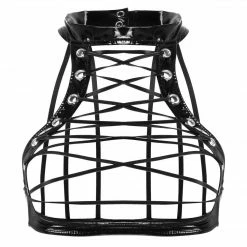 Kinky Cloth Top & Tees Hollow Crisscross Lace Up Crop Top