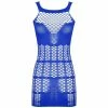 Kinky Cloth Dresses Hollow Out Fishnet Mini Dress