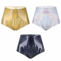 Kinky Cloth Holographic High Waist Shorts Raves & Festivals