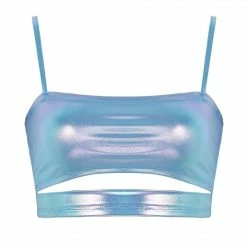 Kinky Cloth Raves & Festivals Holographic Metallic Camis Top