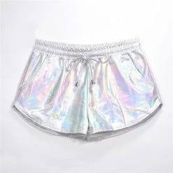 Kinky Cloth Raves & Festivals Holographic Shorts