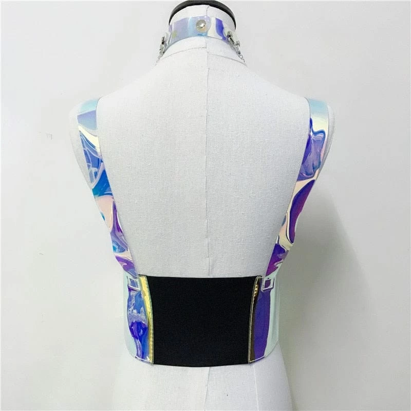 Kinky Cloth Holographic Straps Waist Sculpting Belts 3 Kinky Cloth Holographic Straps Waist Sculpting Belts